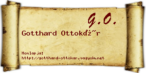 Gotthard Ottokár névjegykártya
